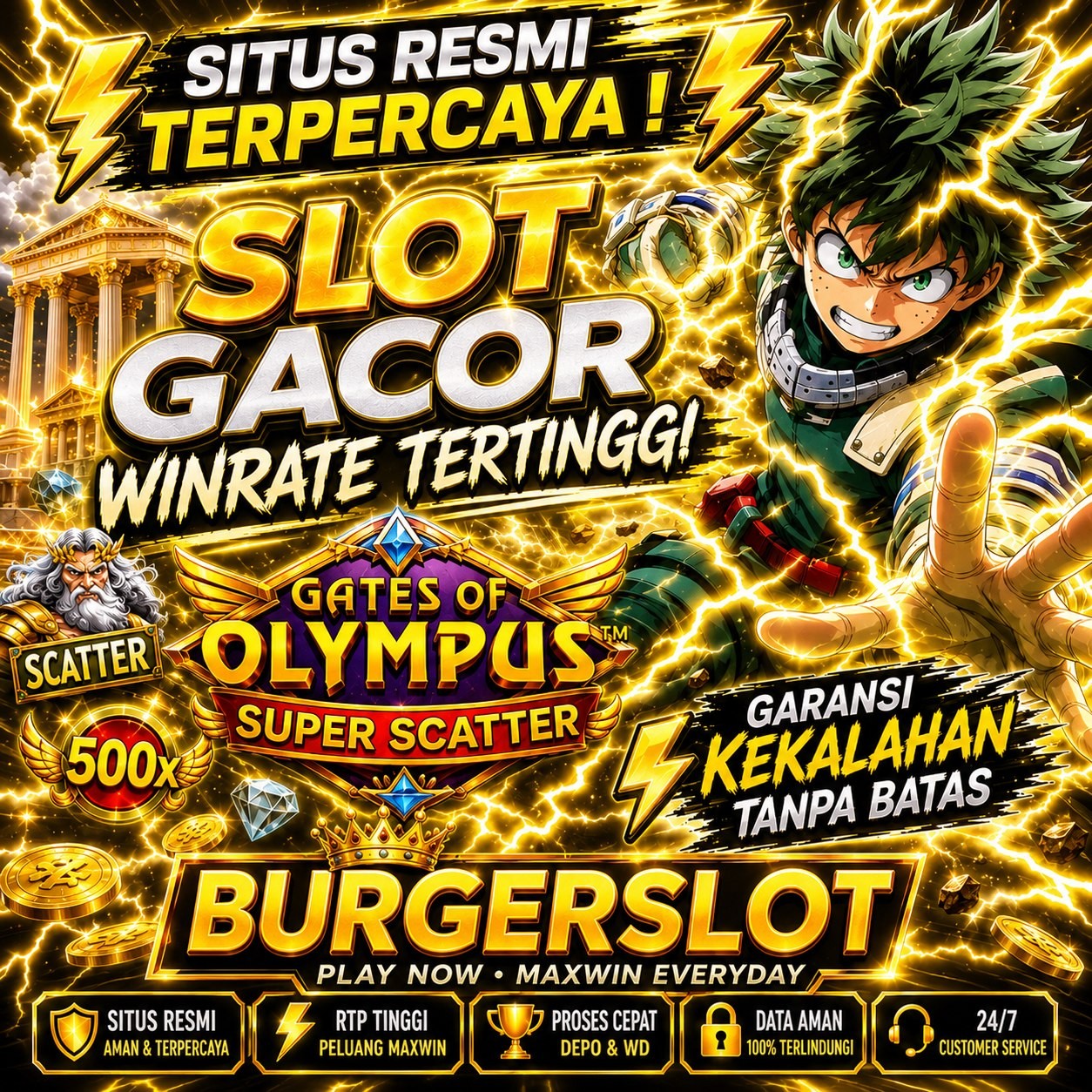 BURGERSLOT Telah Dibuktikan Oleh Jutaan Orang Pecinta BURGERSLOT Dan Jamin Maxwin